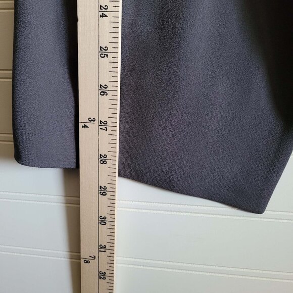 Babaton Aritzia Jacket Womens 6 Gray Open Front Blazer Layered Sleeve Academia - Picture 7 of 11